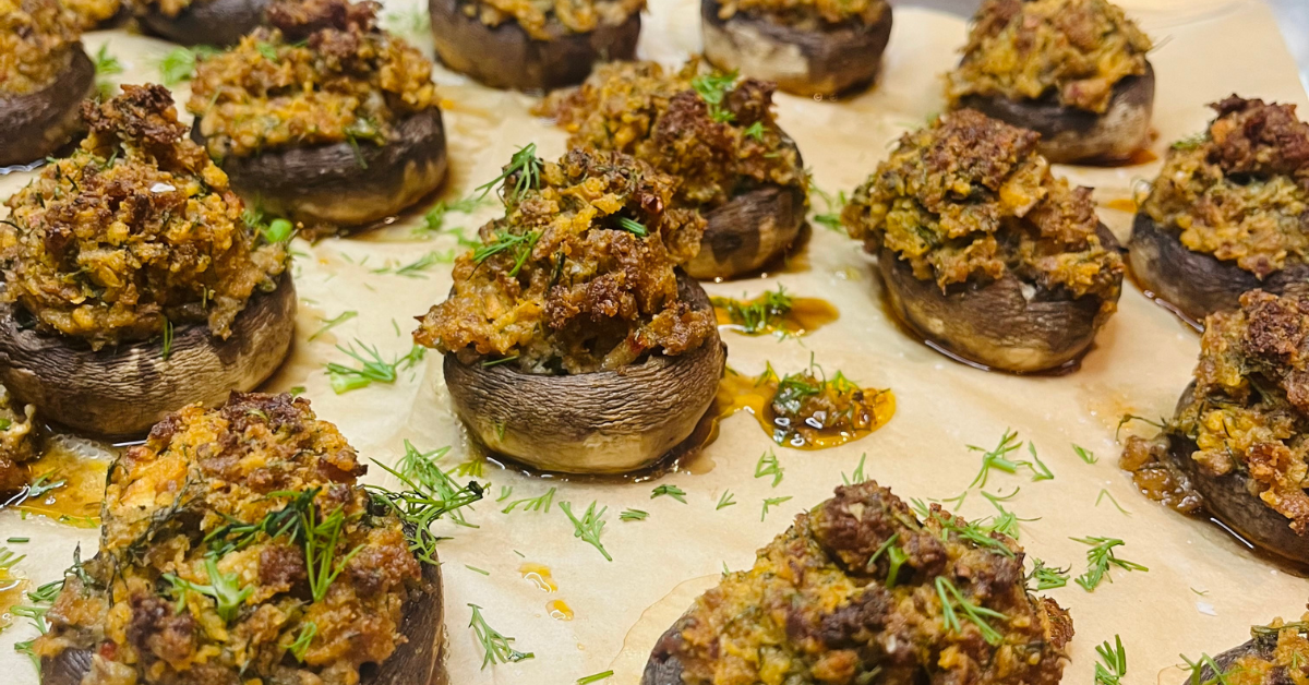 Chorizo Stuffed Mushrooms (1)