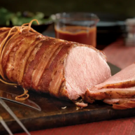 Simply Saucy Bacon-Wrapped Pork Loin