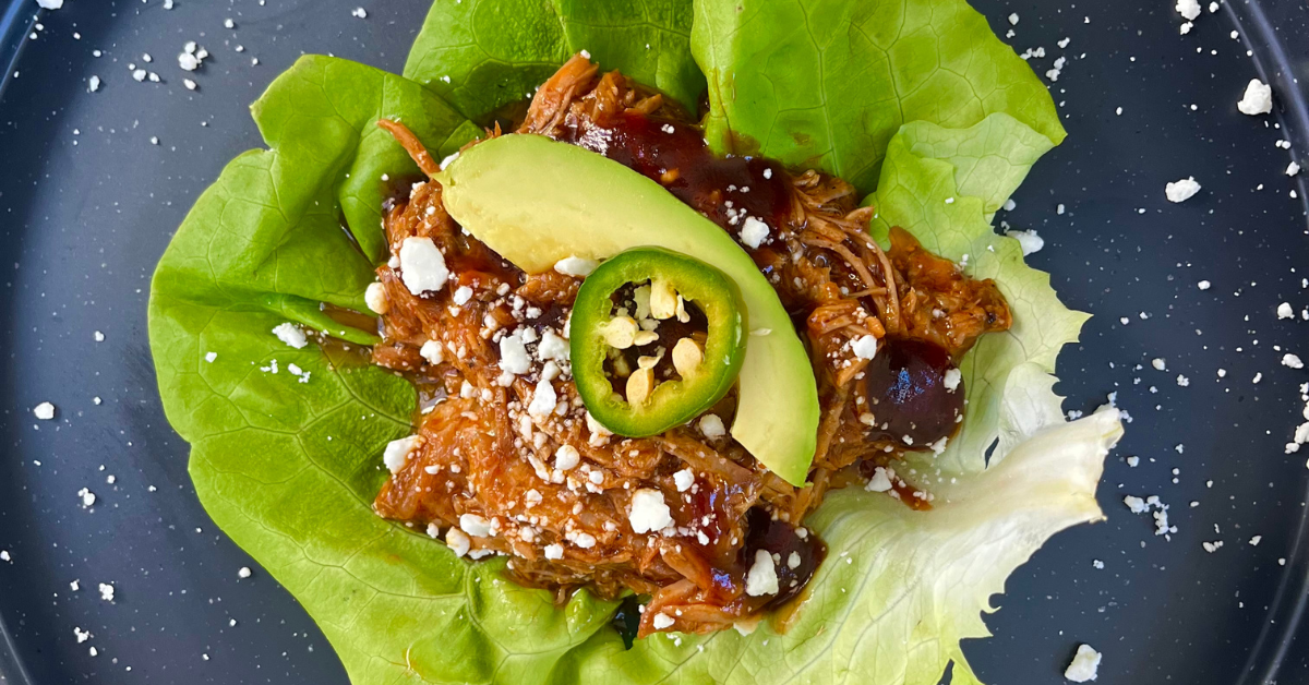 BBQ Pork Lettuce Wraps