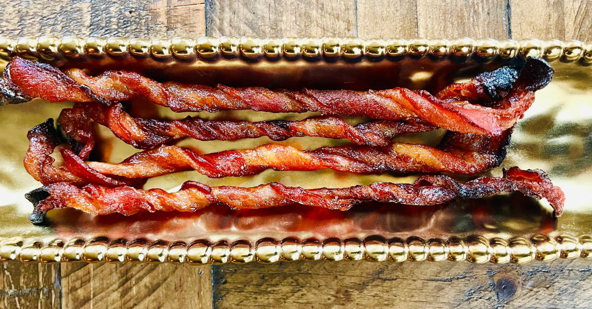 Cinnamon Sugar Bacon Twists