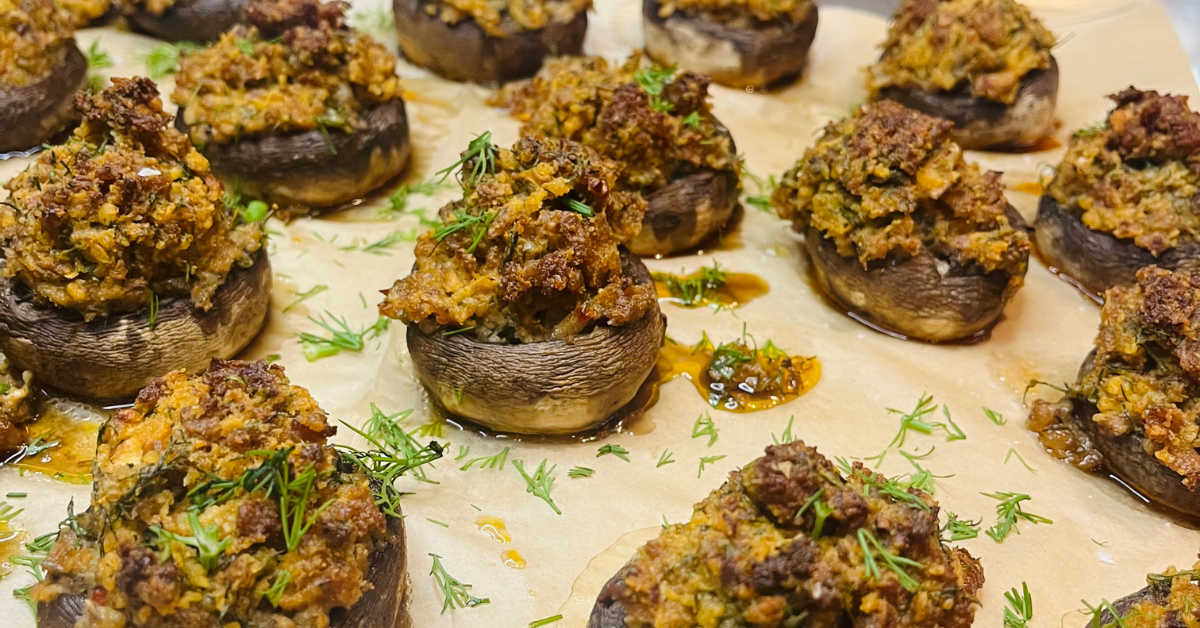 Chorizo Stuffed Mushrooms