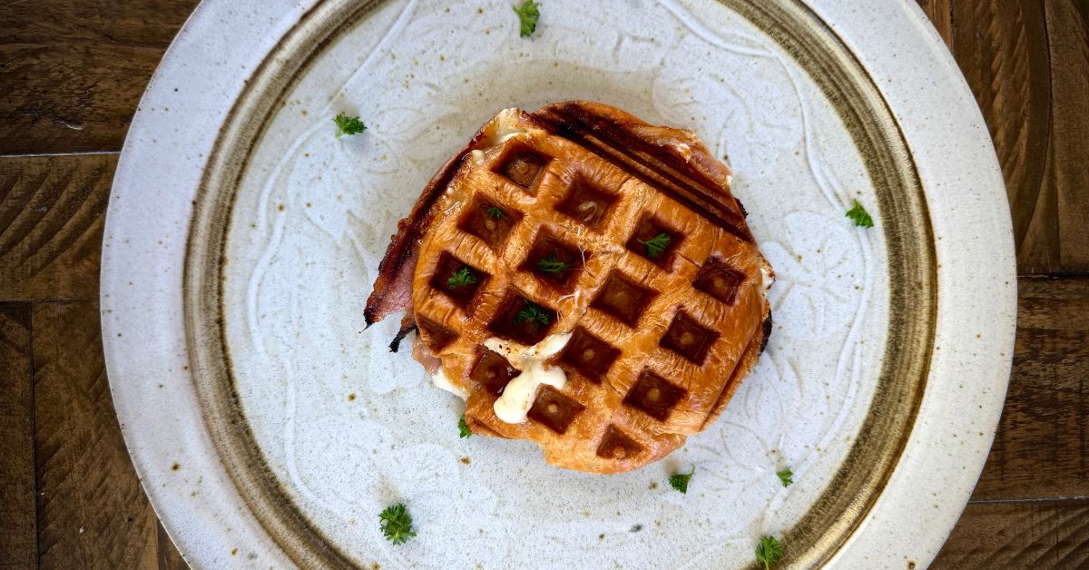 Ham & Cheese Croffle