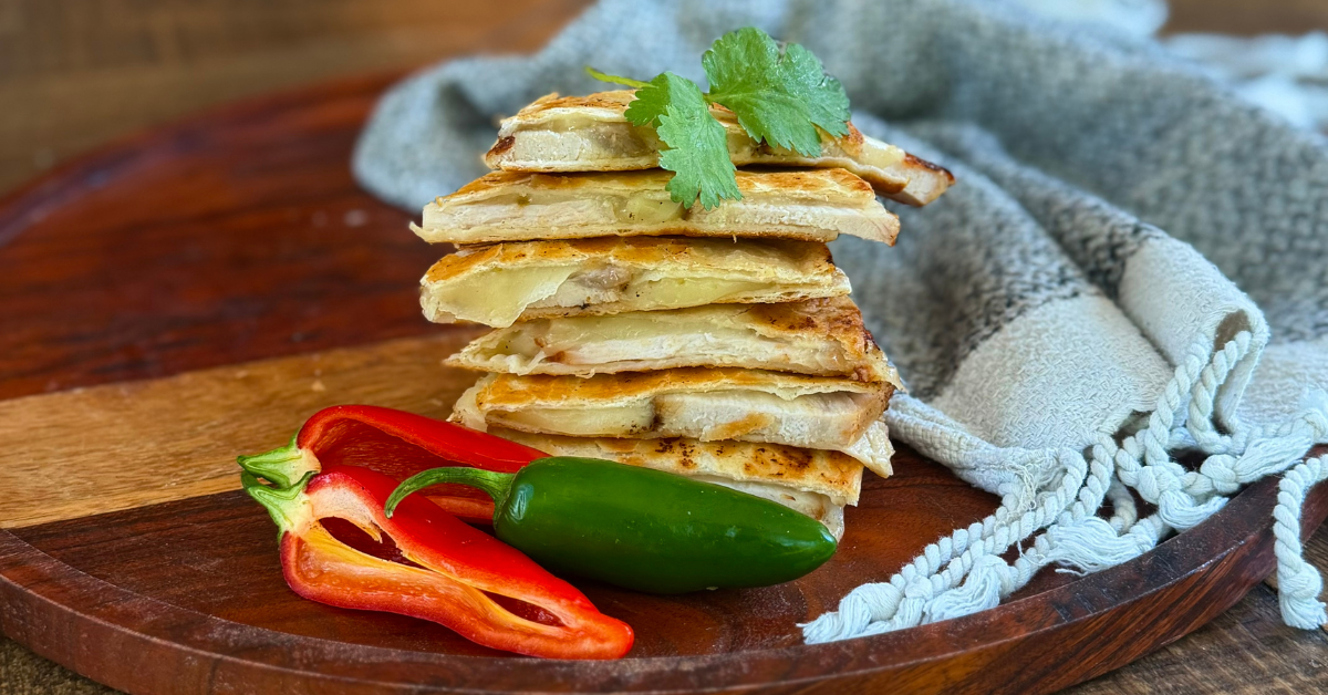 Hot Honey Pork Quesadillas