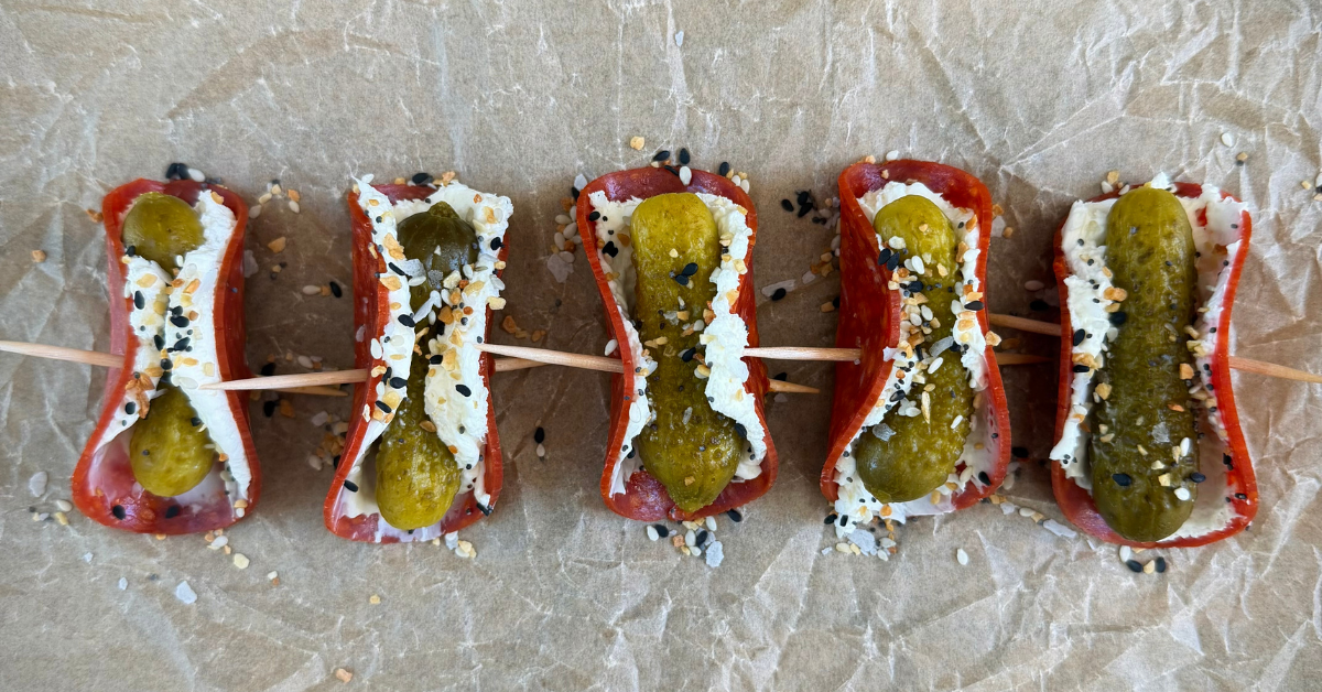 Pepperoni Pickle Tacos