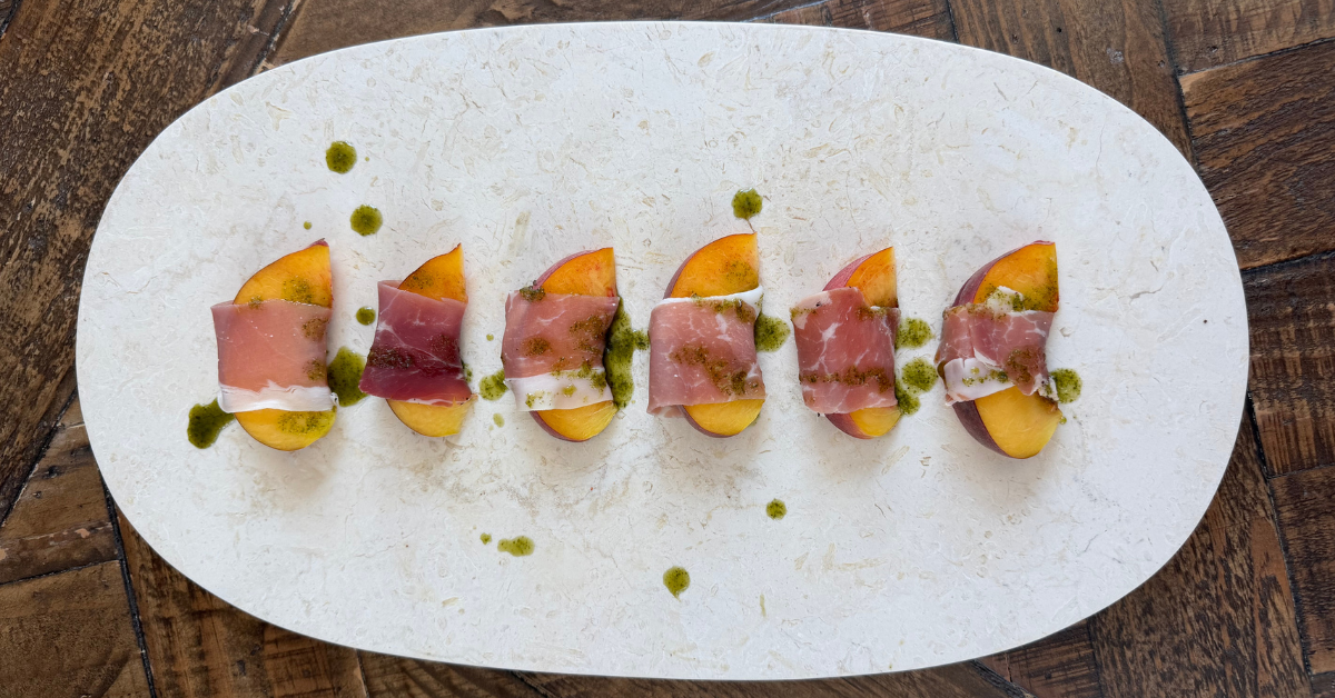 Prosciutto and Peaches